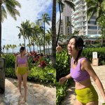 이지혜, 당당한 비키니 자태 "<b>배</b>는 나왔어도..뒤처지는 거 싫어"