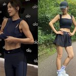 '51세' 정혜영, 크롭탑 올리고 드러낸 복근...션과 근육질 부부...