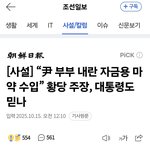 [사설] “尹 부부 <b>내란</b> 자금용 마약 수입” 황당 주장, 대통령도...