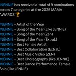 제니 마마 후보 7개 ㄷㄷ