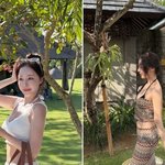 '브브걸' <b>은지</b>, 발리서 물오른 미모…청순+섹시 완벽 조합