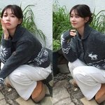 [모두드루와] 정소민, 가을 끝 겨울 앞…털 부츠 신고 설레는 러블리...