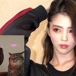 [댓글부탁해] 한소희, "빨간 눈+<b>코에</b> 점"…뭐하고 사나 했더니...