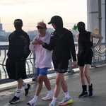 유방암행사 논란후 방탄 뷔 근황 (with <b>송강</b>)