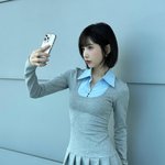 “반가웠어”…크러쉬 조이, 짧은 단발과 회색빛→도회적 <b>서늘</b>함