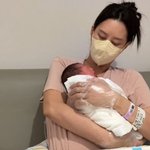 지소연, '<b>생후</b> 3일차' 쌍꺼풀 짙은 쌍둥이에 감격 "잘생겼네"