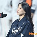 배다해, 남편 이장원 <b>시구</b> 앞서 애국가 제창 [포토엔HD]