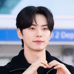 [T포토] 이채민 '이 하트, 저장각'