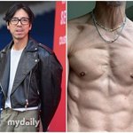 진짜 모델인줄” <b>김C</b>, 근육질 몸매 대박…“50대에 뱃살이 없어”...