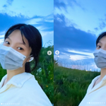 조이, 얼굴이 얼마나 작으면 마스크가 헐렁..우월한 <b>민낯</b>은 '덤'