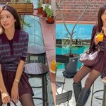 <b>채정안</b> 가을 여신 등판, 버건디 퍼컬 자랑할 만해 “심하게 이쁘시네요”