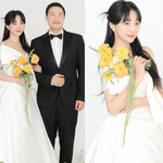 '34세' 정혜성, 눈부신 웨딩드레스 자태…<b>미남</b> 신랑 누구? [해시태그]