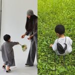 정우성 혼외자 아들, 이렇게 컸어?..문가비, '훈훈' 子 최초...