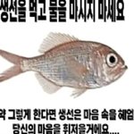 <b>생선</b>을 먹고 물을 마시지 마세요