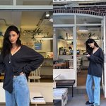 [드루와] 권나라 172㎝는 다르네, 카페 앞 섰을 뿐인데 모델 <b>포스</b>