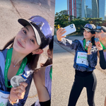 뉴진스 전속계약 소송 '완패' 그 후…다니엘, 마라톤에서 포착