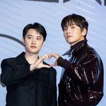 [현장포토] "조각들의 하트조각"...도경수·지창욱, <b>환상</b>의...