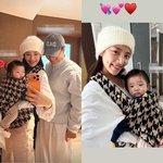 손담비이규혁, 포근한 겨울 <b>외출</b> 준비 완료 '붕어빵 가족' [해시태그]