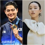 오상욱, 韓·日 혼혈 <b>모델</b> 하루카 토요다와 열애설 재점화 "열애...