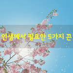 [좋은글] [좋은글]  인생에서 필요한 5가지 끈