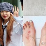 '한달 만에 <b>폭풍</b> 다이어트' 현아, 49㎏ 인증…"앞자리 바꾸기...