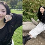 카리나 왼손 약지에 반지 포착, 낭만적‥쇠맛 벗고 깨<b>발랄</b> 비주얼