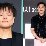 <b>비닐</b>옷 입은 박진영, '워터밤'서 비상사태…"바지 찢어졌다"...