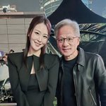 하버드대 출신…신아영 "한국에 GPU <b>제공</b>" 젠슨 황 만났다