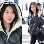 하지원 '동안 미모 자랑하며 <b>뉴욕</b> 출국'