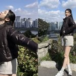 김연아, 패딩에 반바지? 고우림 사랑에 추위도 모르나 [<b>MD</b>스타]