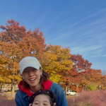 [최진우케인] 조윤희, 폭풍성장 8살 딸과 가을 나들이..클수록...