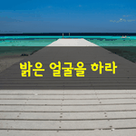 [좋은글] [좋은글] 밝은 <b>얼굴</b>을 하라.