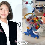  7개월 딸 '두상 교정'까지 시작.."<b>헬멧</b> 써서 기분 안좋아