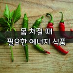[좋은글] [좋은글] 몸 <b>처질</b> 때 필요한 에너지 식품