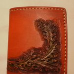 [가죽공예] 가죽 공예-도토리 <b>카빙</b> 지갑