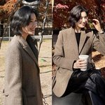 1년’ 정은채, 사랑스런 헤링본 <b>재킷</b>! 힙&amp;시크 미술관 나들이룩