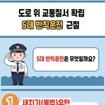 도로 위 교통<b>질서</b>_5대 반칙운전 근절