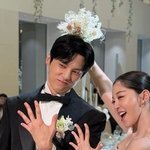 '10년 열애' 김가은윤선우, 결혼식 현장 공개…이선빈 깜짝 <b>축가</b>까지