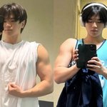 ‘미국 명문대생’ 윤후, 어마어마한 팔뚝 <b>두께</b>…‘깜짝’ 벌크업 근황