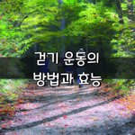 [좋은글] [좋은글] 걷기 운동의 방법과 효능