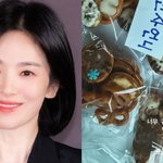 송혜교, 막내 스태프 선물에 훈훈 인증…"너무 귀여워, 어찌 먹어"...
