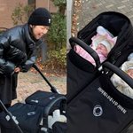 '응급 출산' 두 달만 첫 산책…"<b>접종</b>열 이겨 내고" [해시태그]