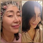 ‘설경구’ 송윤아, 52세 첫 셀프파마 대성공…<b>민낯</b>이 이 정도였어?