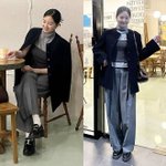 하객 패션의 정석! 과한 디테일 <b>No</b> 그레이 톤온톤 레이어드 하객룩