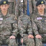 '강나언' 김우석, 입대해도 <b>훈훈</b>하네...동기 NCT 재현과 훈련소...