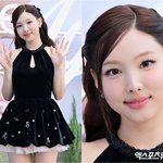 '인헝이세요?' 트와이스 <b>나연</b>, 추위에도 민소매 초미니 원피스로...