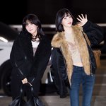 ‘어둠 속에서도 빛나는 비주얼 콤비’ (인천공항 출국) [<b>HD</b>포토]