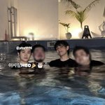 뷔X박형식, 수영장 깜짝 포착…잊지 않고 생일 축하