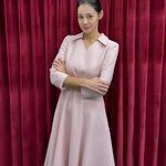 안현모, 연핑크 드레스+지적 미소 ‘우아美 가득’[<b>SCin스타</b>]