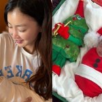 [댓글부탁해] '<b>생후</b> 17일 딸이 오너먼트?' 이시영, 신생아 본아트...